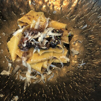 リストランテ･ヒロ チェントロ 丸ビル店 - パスタ② 手打ちパスタ“パッパルデッレ”の蝦夷鹿の煮込みラグーソース