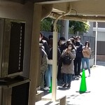 中華そば 髙野 - 最終外部連結30名程度になっていました。