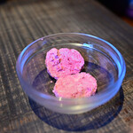 ファクトリー - 【キッシュとサラダのランチ＠税込1,000円】ビーツのバター