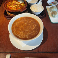 膳處漢ぽっちり - フカヒレ麺・にらまんじゅう