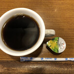 ひょうたん茶屋 - 食後にコーヒーが出ます。