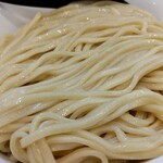 らーめん工房 麺作 - つけそば、麺はテイガク製の中太麺でした