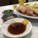Chuuka Ryourimaru I - 酢醤油、もしくは塩で食べます