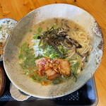 薩摩麺匠とんぼ - ゆず塩らーめん　770円
