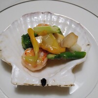 重慶飯店 名古屋店 - ホタテ炒め（塩味）