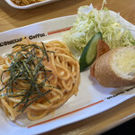 Komeda Kohi Tenhigashi Kari Kiten - めんたいクリームスパ＠970円