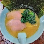 横濱家系ラーメン うめ鬼 - らーめん並盛＋のり増し