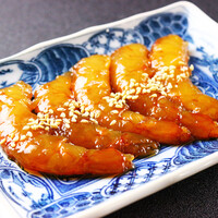 4位：大甘海老の紹興酒漬け