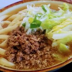 手打ち 山もとうどん - 肉うどん