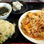 宝龍 - ランチセット（麻婆豆腐）