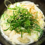 牛角 - 石鍋ごまねぎ塩ラーメン（ハーフ）