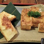 湯浅豆腐店 - 焼き厚揚げ＆焼き湯葉