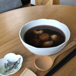 107cafe+dogs - コーヒーぜんざい