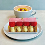 hannoc - ショコラッテオランジュ、ストロベリーミルフィーユ