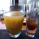 イタリアンダイニング ケシキ - オレンジジュースと黒酢