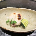 新ばし 星野 - 虎河豚の白子焼き