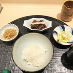 新ばし 星野 - お食事