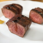 スタミナ苑 - ハツのタタキUP