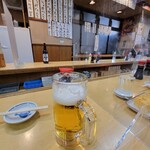 魚三酒場 - ビール