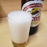 いしはら食堂 - キリンラガービール