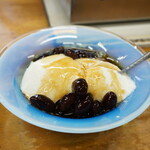 スタミナ苑 - 黒豆杏仁豆腐