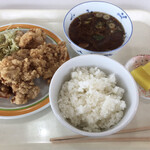 レストラン みはらし - 料理写真:唐揚げ定食