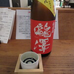 Fukazake - 瀧澤 純米酒 冷酒 600円　(2022.1)
