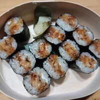 銀座 鮨 たじま - 穴子といぶりがっことクリームチーズの細巻き