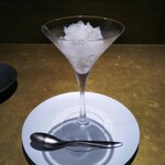 シャテーニュ - 白ワインのグラニテ