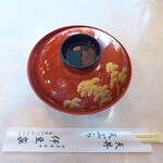 伊豆家 - 味噌汁到着！