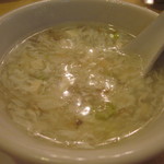 福臨閣 - 海鮮豆腐の卵白スープ　（白玉コース）