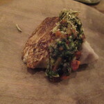 Itsuki - ノドグロ　酸味のあるアオサ海苔のソース