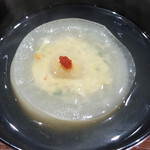 鮨旬美西川 - 伝助大根と蟹のお椀