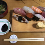 傳七寿司 - 料理写真:にぎり盛り合わせ（松）