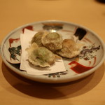 三合菴 - 蕗の薹の天ぷら