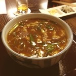 萬寿庵 - カレー南蛮そば@門前仲町萬寿庵
            
            やはりカレーには蕎麦！！
            にしてもここのカレー南蛮美味いなぁ〜