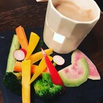 カフェ ラ・ボエム - 農園野菜のバーニャカウダ
