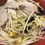 濃厚蟹みそラーメン 石黒商店 - 濃厚蟹みそラーメンのアップ