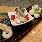 和酒・煮込み らいどん - ちょっとずつ三種盛りも