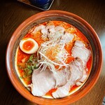 麺屋 ゼロプラス - 般若辛狂麺ノーマル　780円　チャーシュートッピング