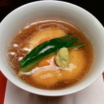 赤坂 菊乃井 - 2013-01 赤飯のべっこう餡がけ