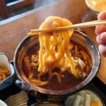 満寿美 - うどんリフト　この固さは乾麺を使ってるのかな？