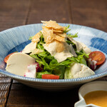 Hiei yuba and tofu salad