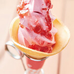 rose Soft serve ice cream