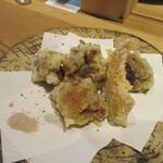 一東菴 - 「ホロホロ鳥 天ぷら」