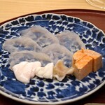 日本料理 久丹 - 福岡県産のトラフグとあん肝