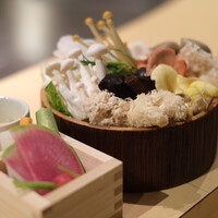 しゃぶ輝 黒毛和牛しゃぶしゃぶ・すき焼き専門店 - 野菜＆キノコ盛り合わせ
