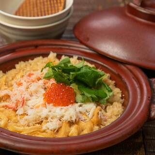 Chachahana's famous earthenware pot rice!