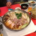 活魚割烹 赤坂 - 鴨鍋うどん