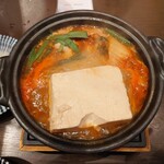 肉豆冨とレモンサワー 大衆食堂 安べゑ - 2021年12月　肉豆腐　赤　399円+税